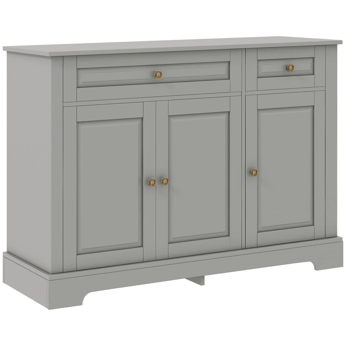 Buffet Cabinet with 2 Drawers and Adjustable Shelves – 45"W x 32"H