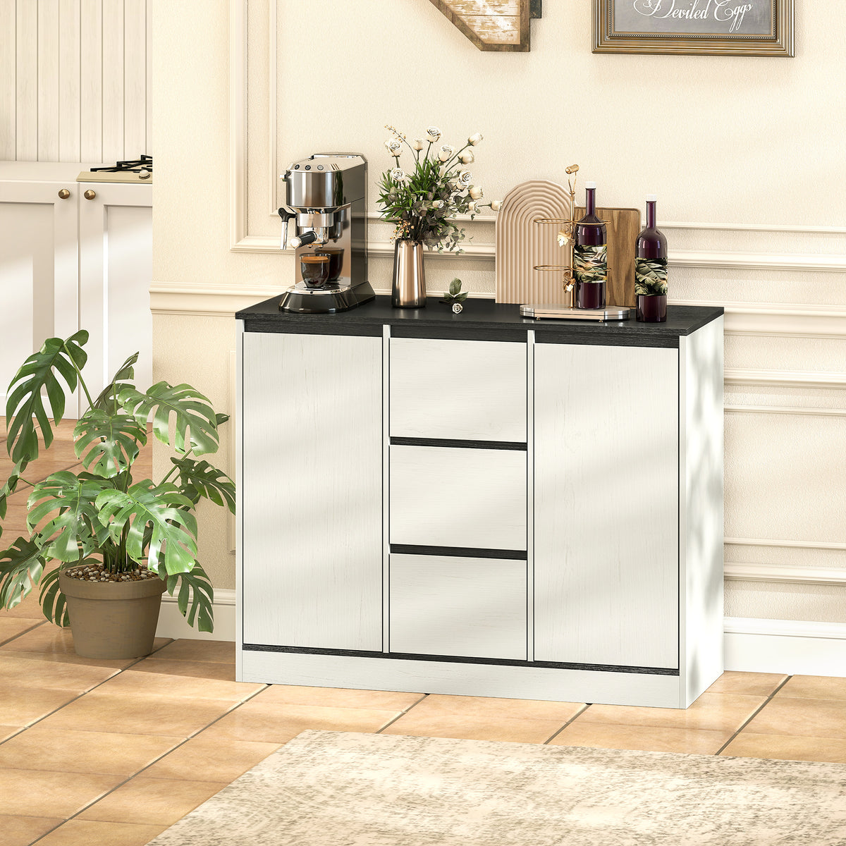 Buffet Cabinet with Soft-Close Hinges – 39"W x 31"H