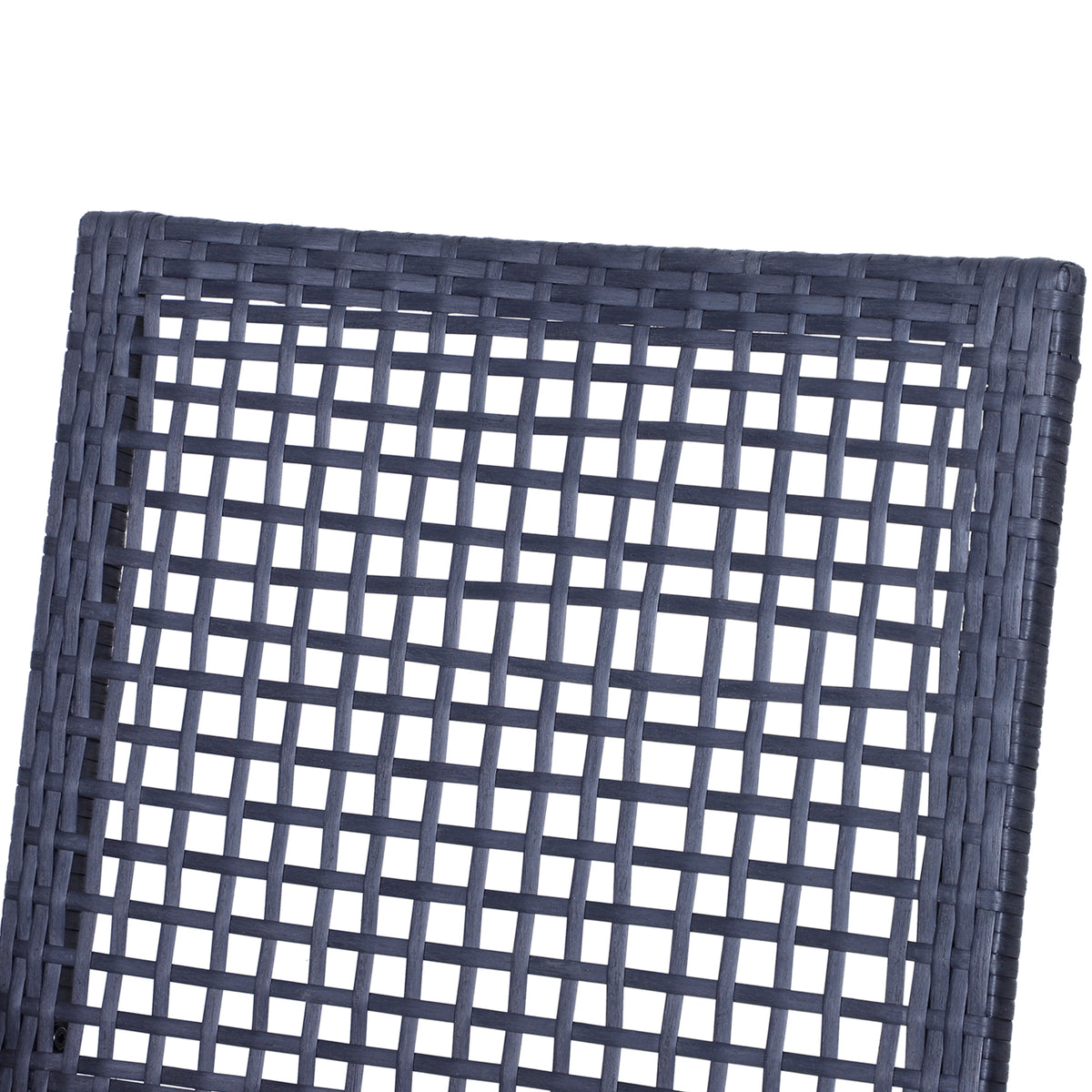 3 Pieces Outdoor Wicker Bar Set, Classic Bistro Bar Set Garden Rattan Style Patio Bar Table & High Chairs w/ Cushions Home Bar Furniture