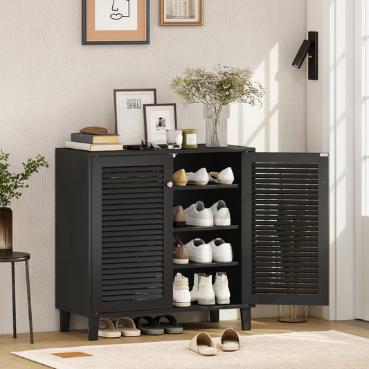 Shoe Cabinet with Adjustable Shelves – 31"W x 31"H