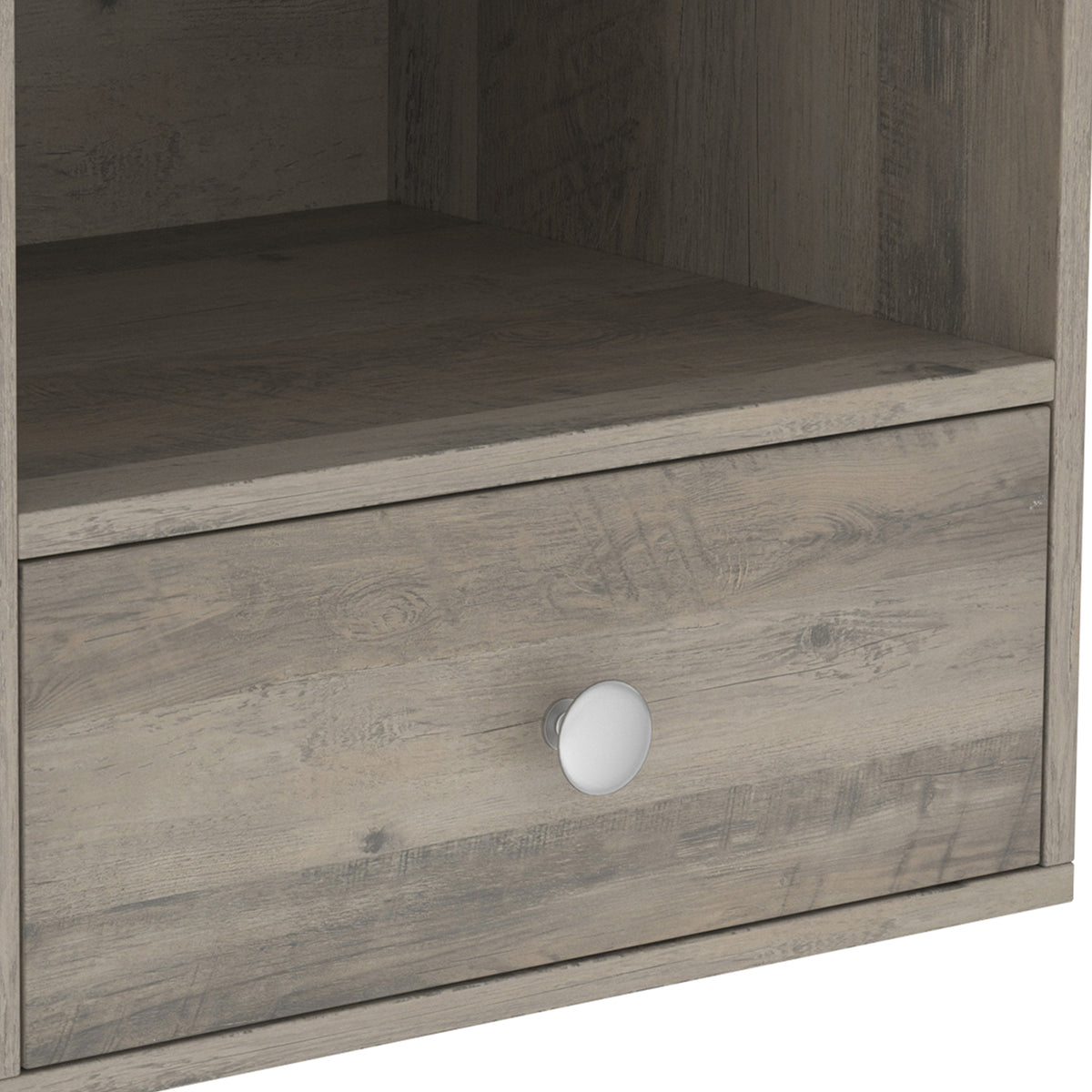 Floating Nightstands with Marble-Effect Top, Set of 2 – 11"W x 10"H