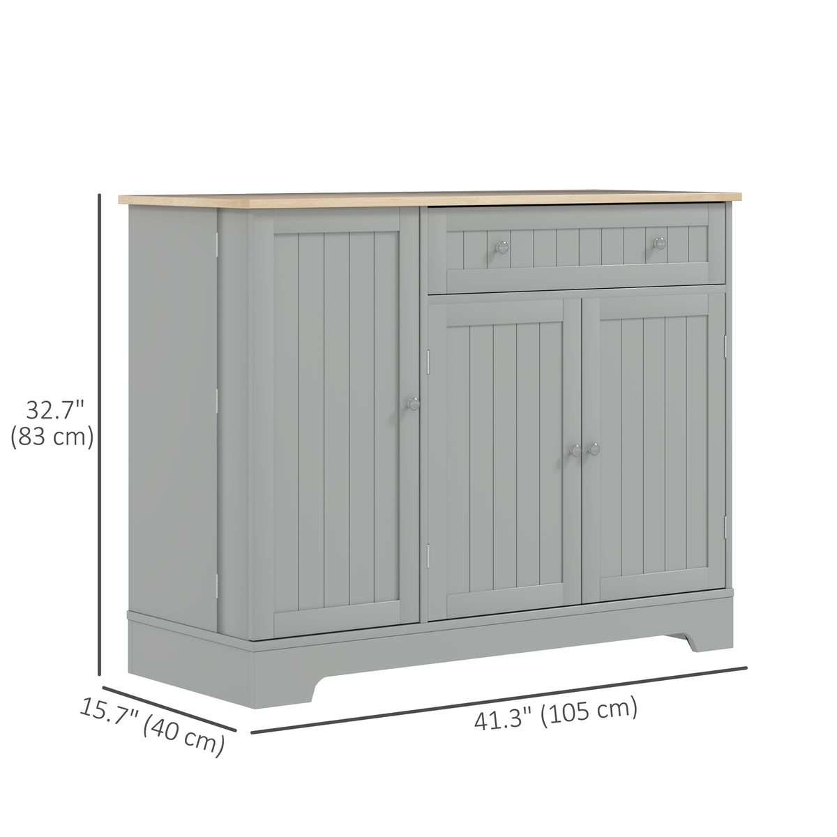 Kitchen Buffet Cabinet with Drawer – 41"W x 33"H