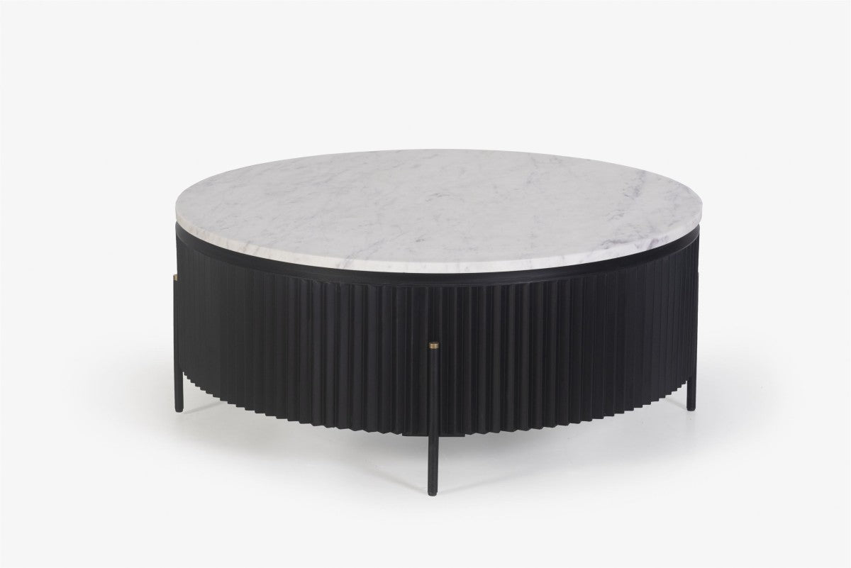 Marble Coffee Table – Black (Style 3)