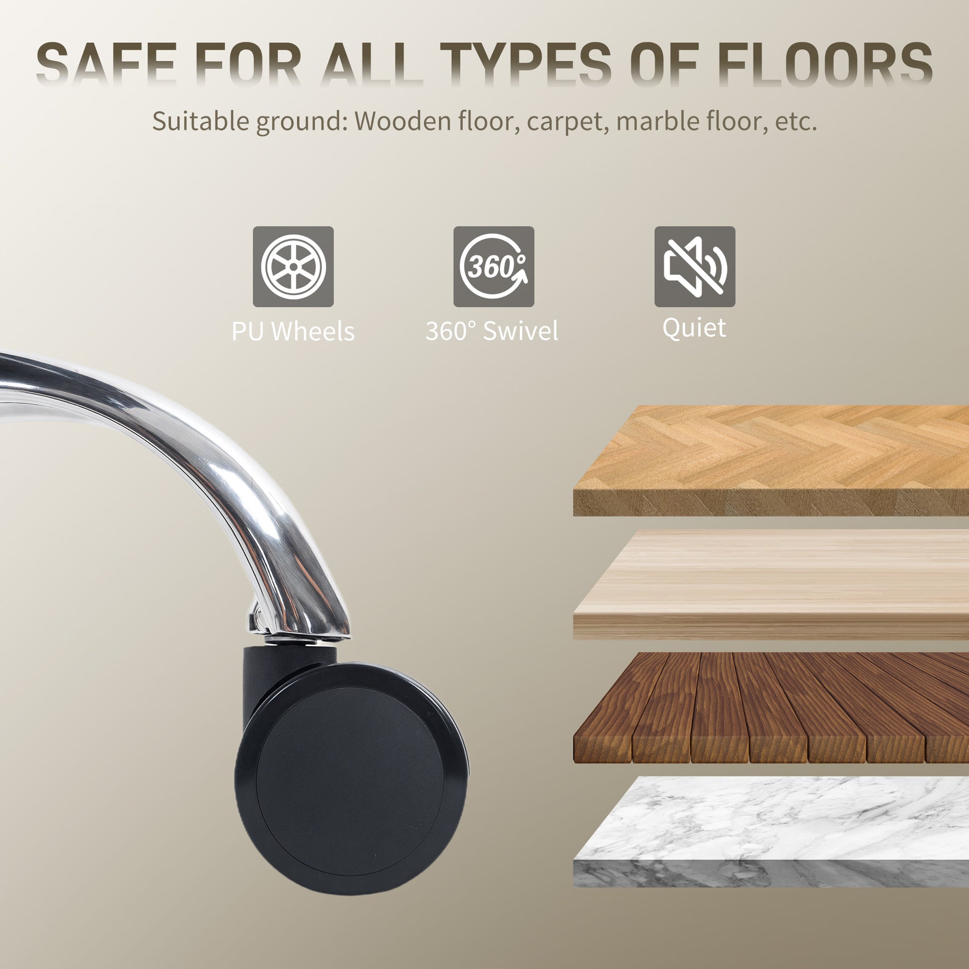 HOMCOM Big & Tall 400 lbs Overstuffed PU Leather Office Chair