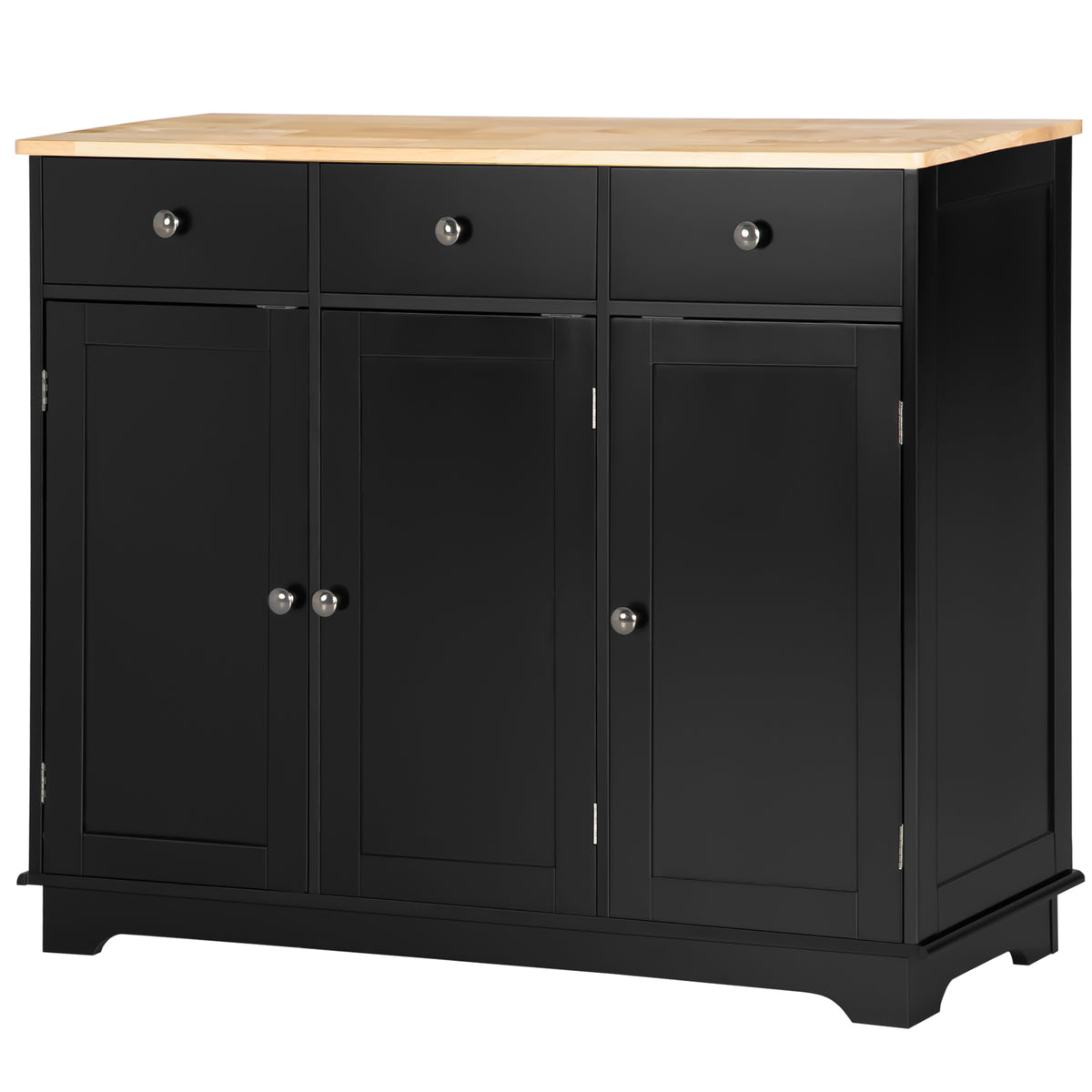 Buffet Cabinet with Storage Cabinets – 40"W x 34"H