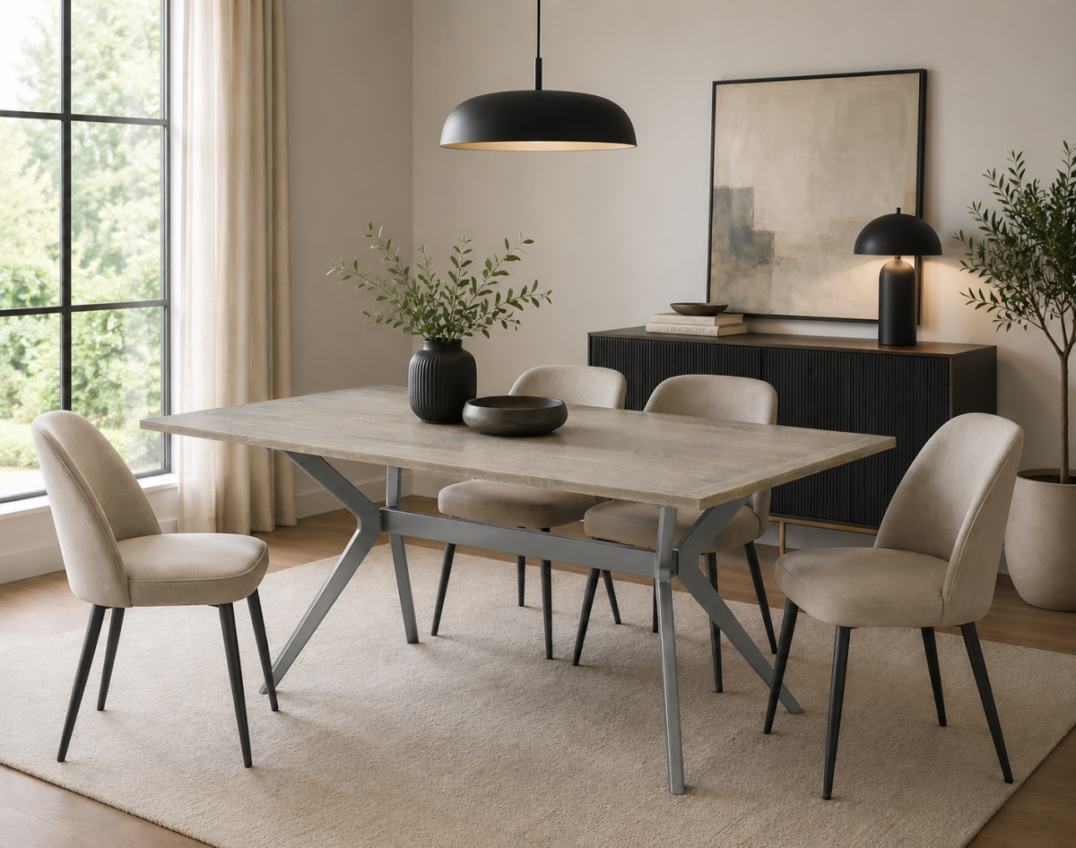 Rustic Dining Table – Rustic Oak