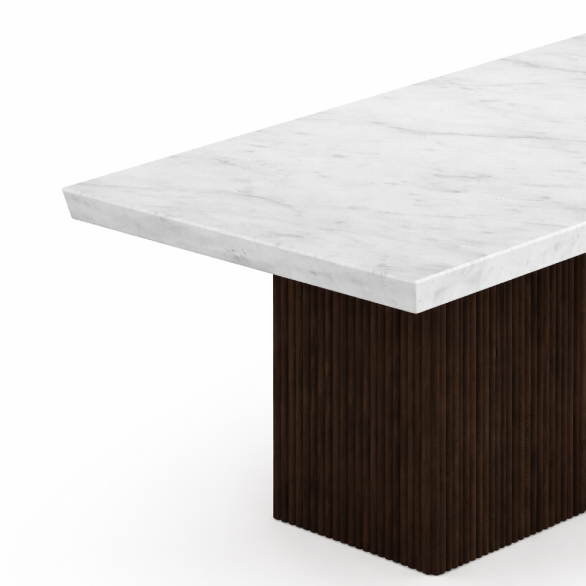 Marble Dining Table – Espresso