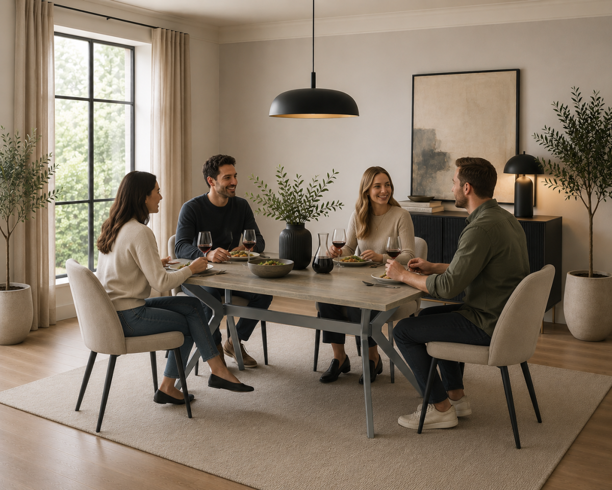 Rustic Dining Table – Rustic Oak