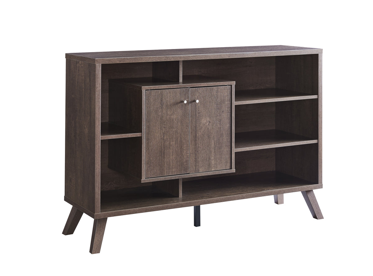 Mid-Century Buffet/Server – Walnut Oak