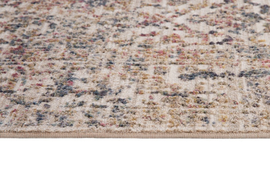 Distressed Area Rug – Ivory/Beige