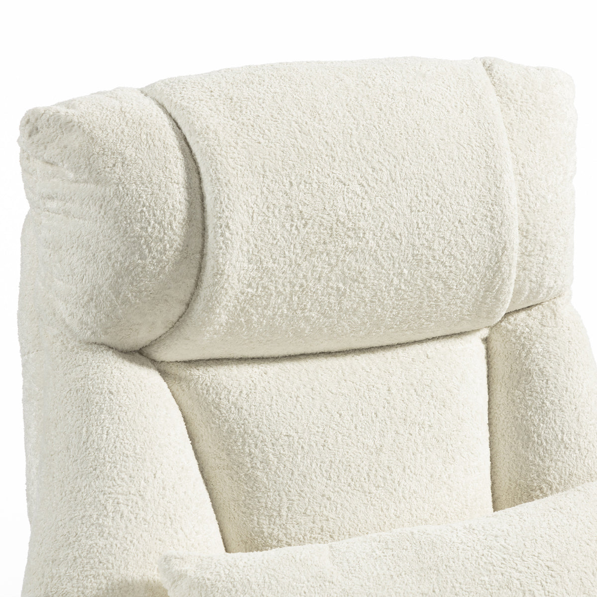 Office Chair, 400 lbs Heavy Duty Velvet Computer Desk Chair with Lumbar Support, Cream White