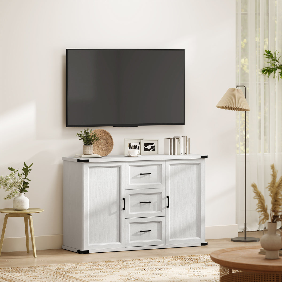 Sideboard with 3 Drawers and 2 Doors – 47"W x 30"H