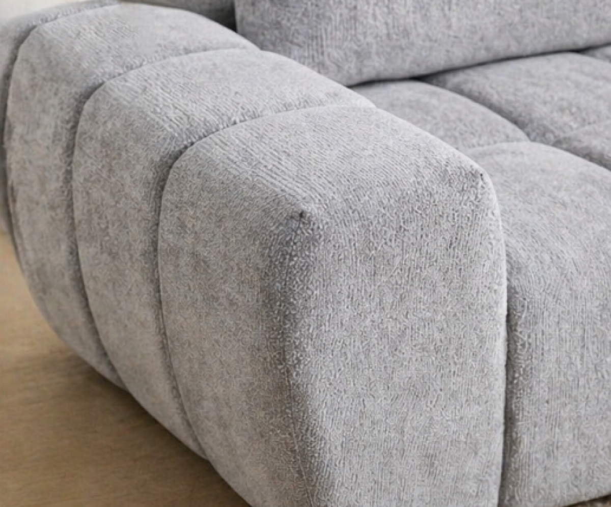 Channel-Tufted Sofa