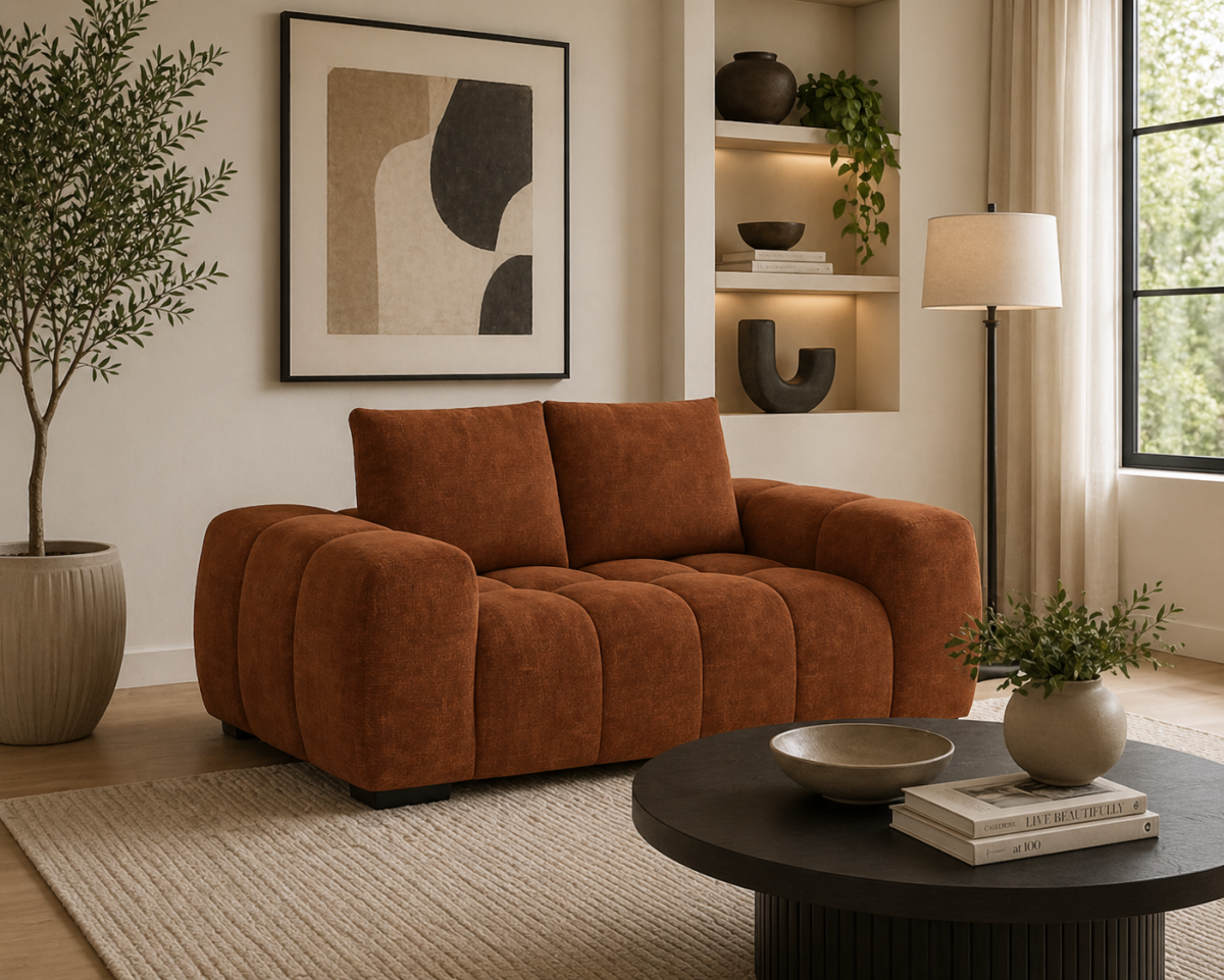 Solid Wood Love Seat