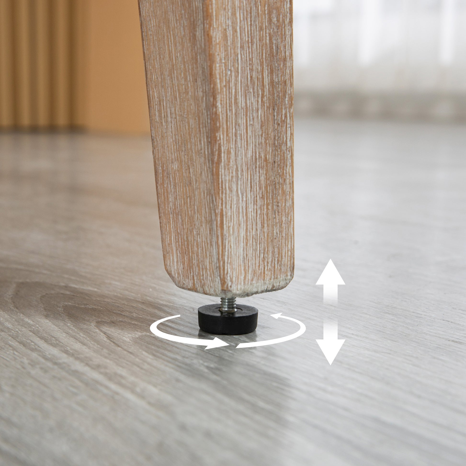 HOMCOM 2-Piece Grey Upholstered Counter Height Bar Stools, Nailhead Backrest