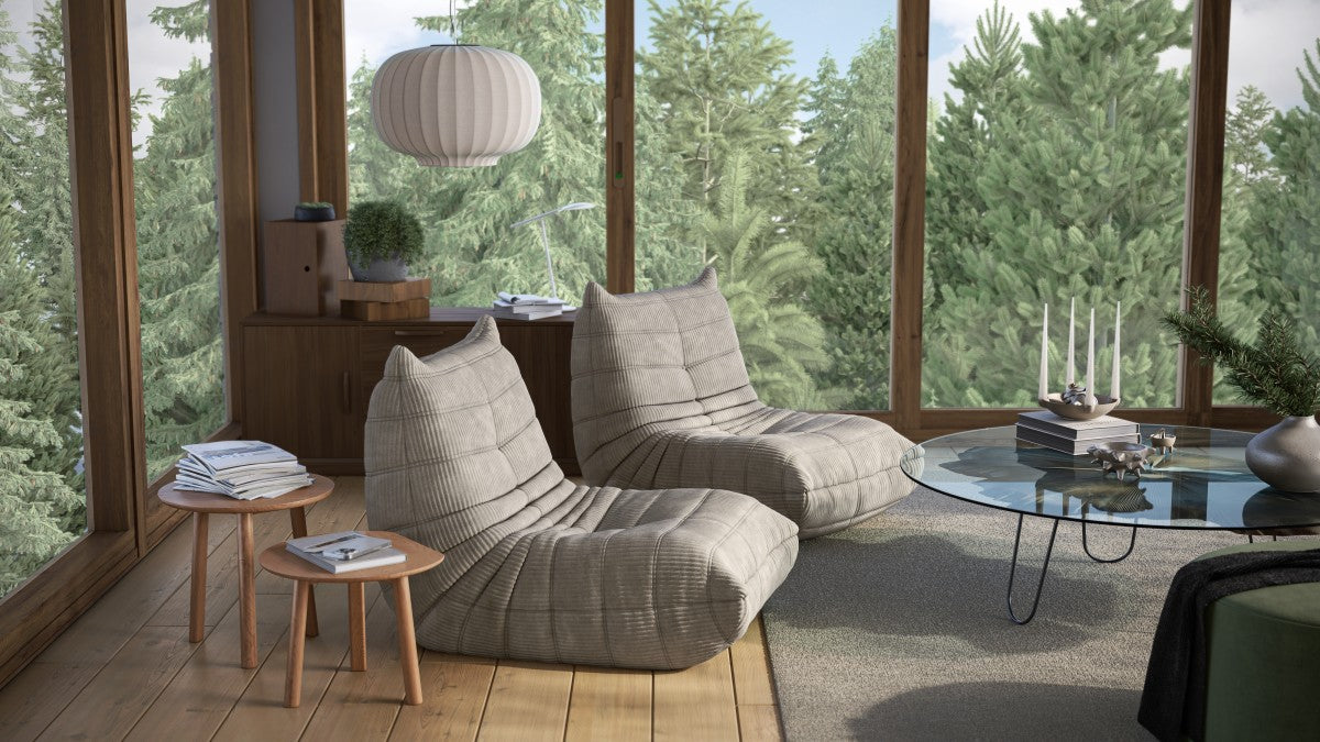 Modular Armless Chair – Beige