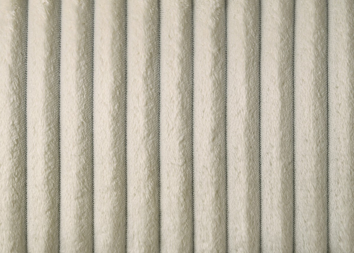 Romilly Series Corduroy Recliner Chair in Cream for Ultimate Comfort