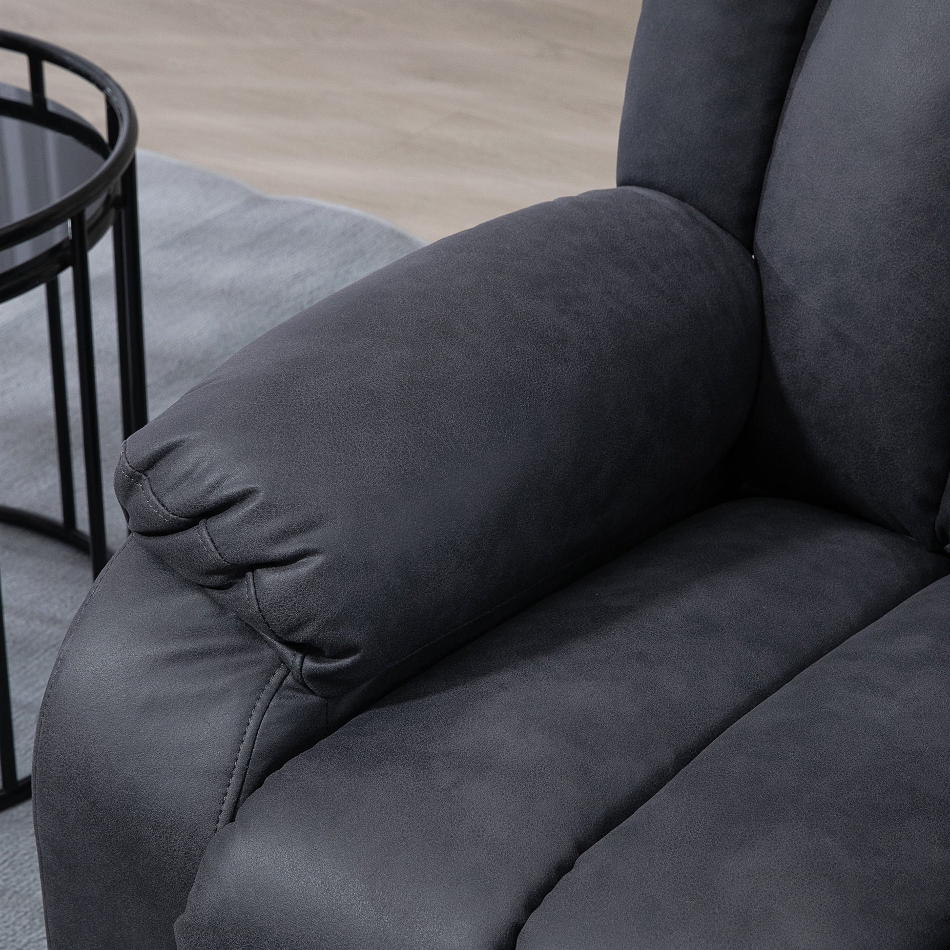 HOMCOM Electric Power Lift Recliner Chair for Elderly Microfibre Side Pockets