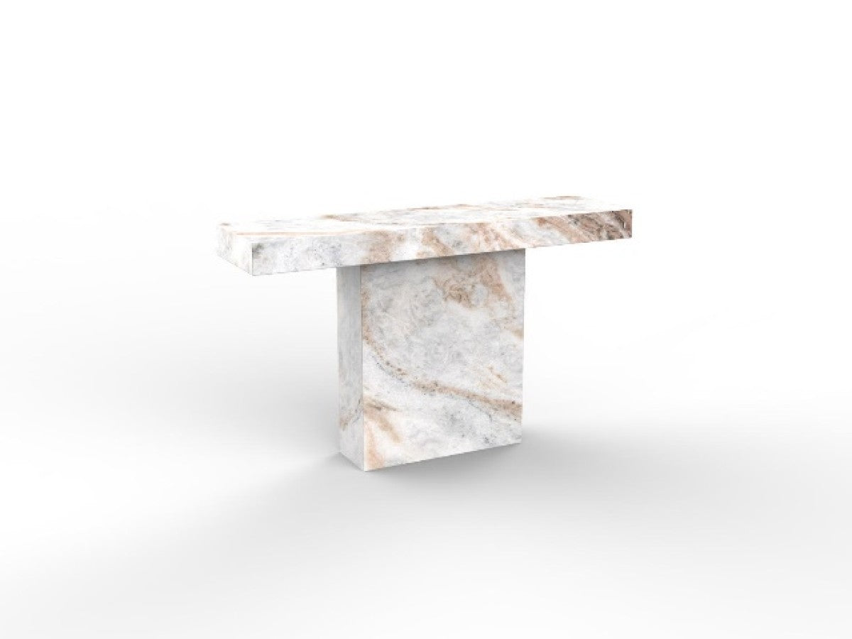 Marble Console Table – Cream