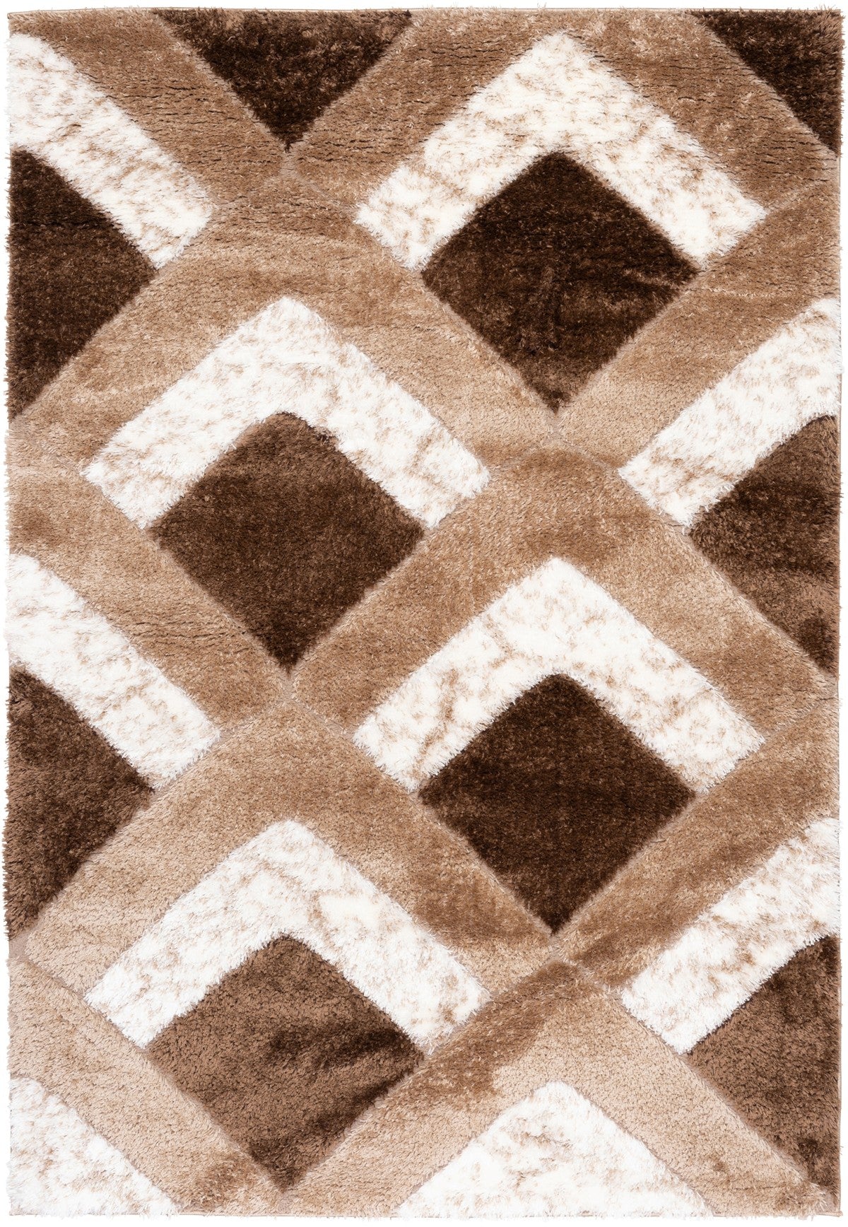 Puffy Shaggy 02308A Area Rug