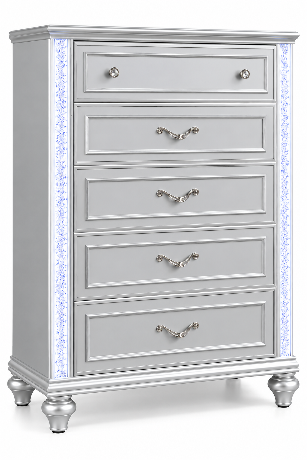 Rosita Grey Storage Bedroom Set – Queen & King Complete Bedroom Collection