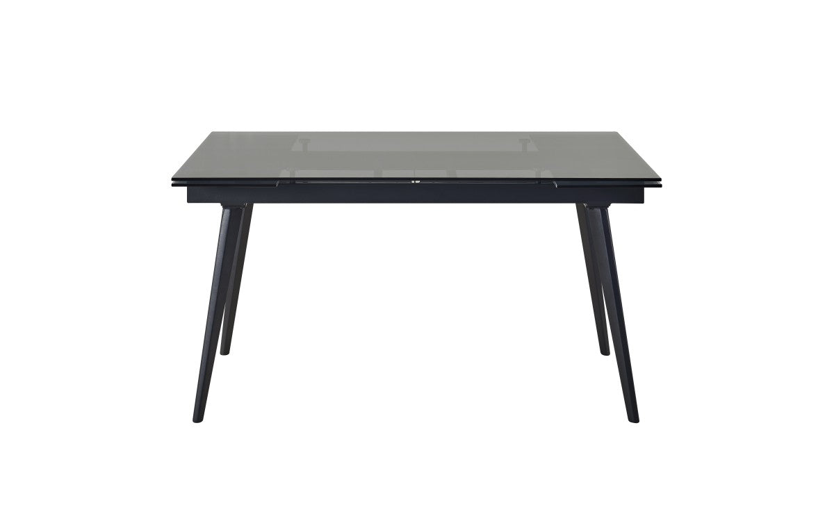 Glass Extendable Dining Table – Black
