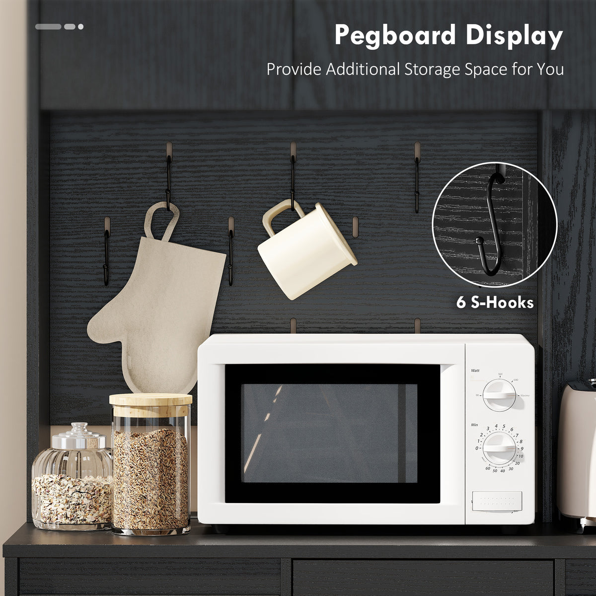 Pantry Cabinet with Charging Station – 38"W x 71"H