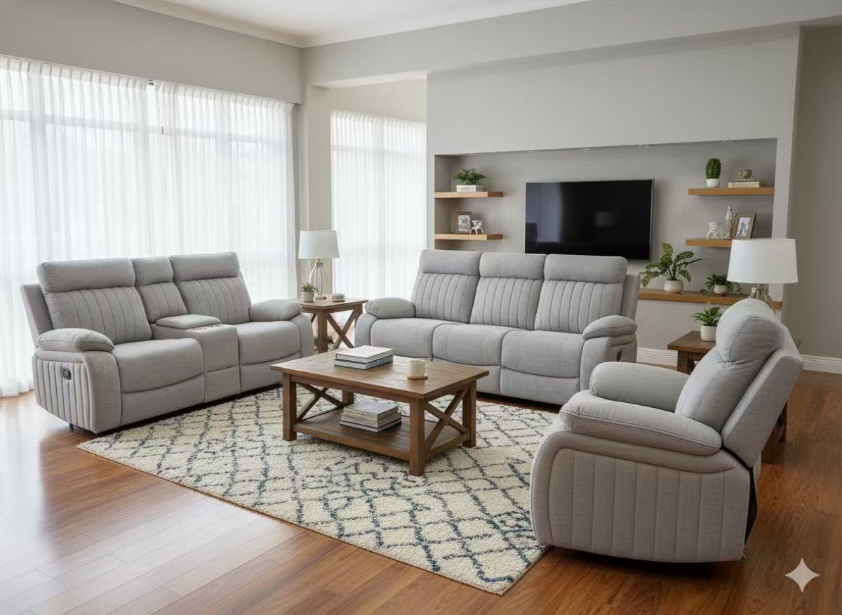 Upholstered Recliner Love Seat
