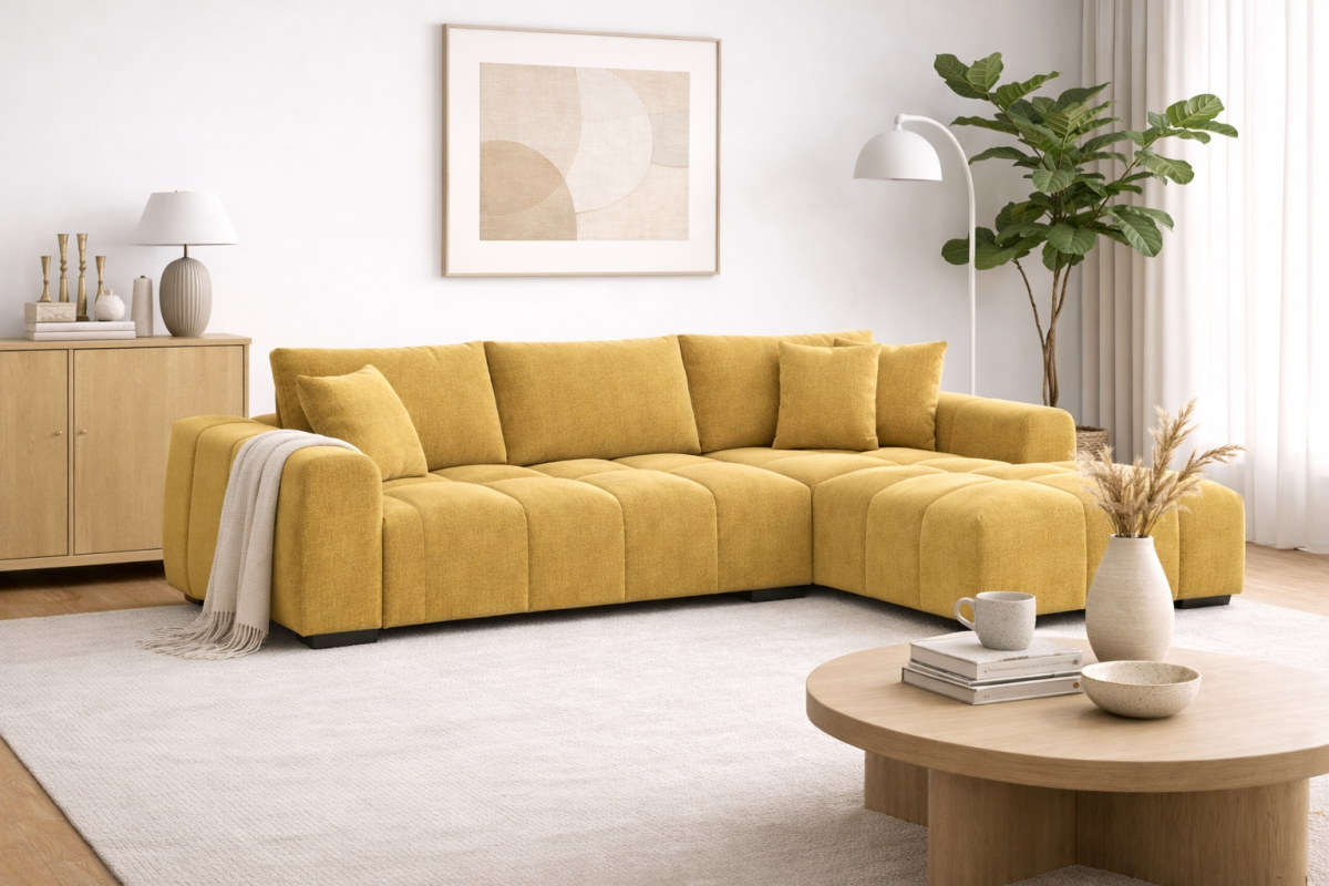 Sectional – Yellow