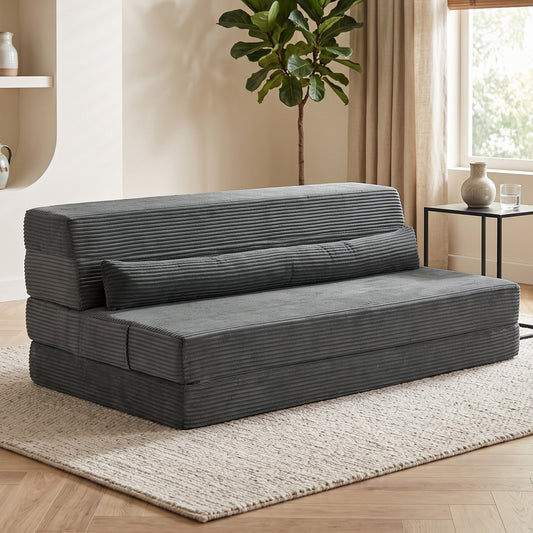 Four-Fold Floor Chair Sofa Bed – Large