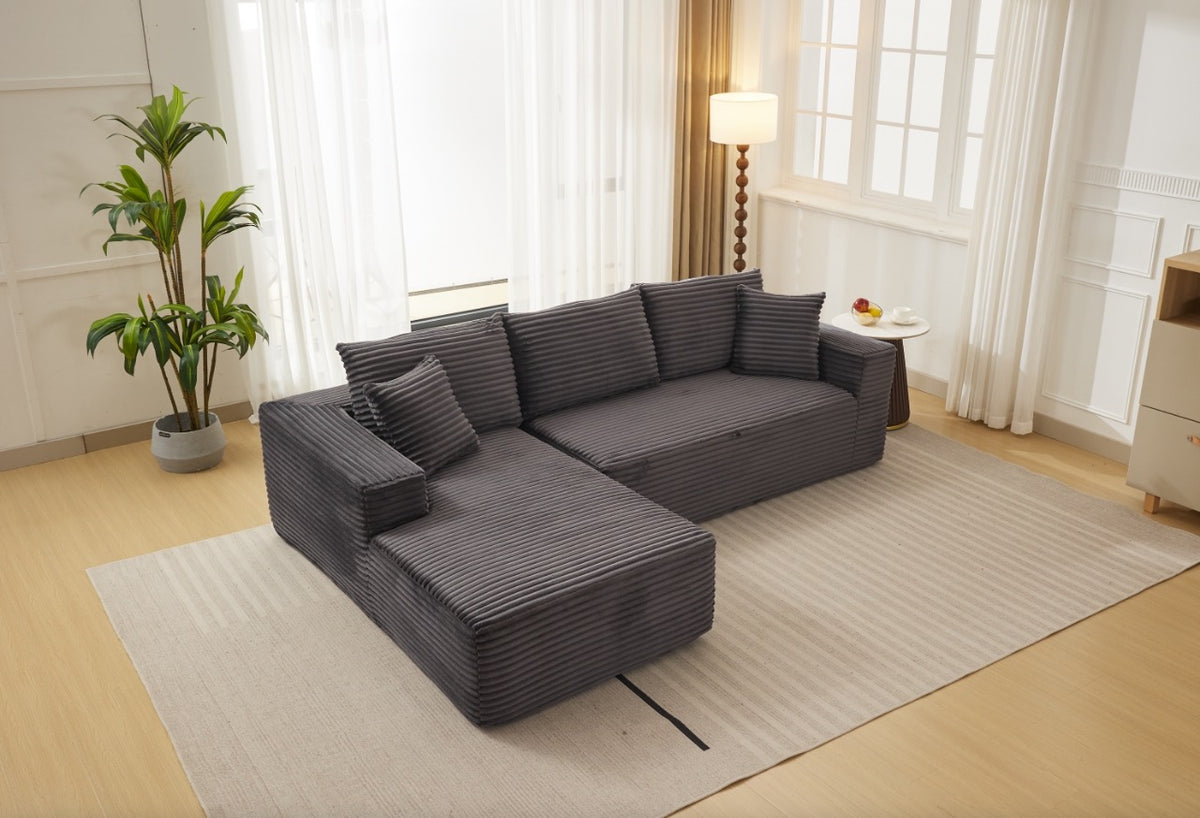 Beige Cloud Modern Modular Sectional Sofa