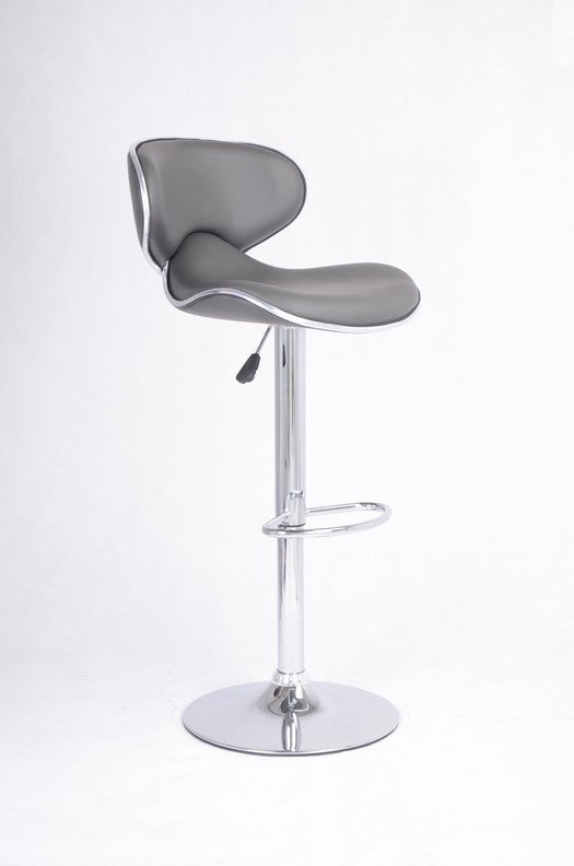 Ergonomic Swivel Bar Stool – Chrome – Set of 2