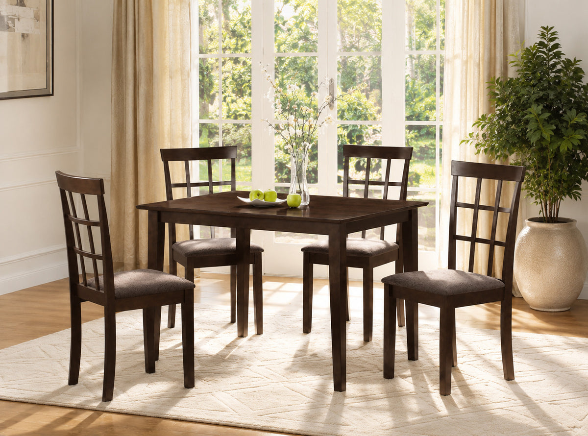 Espresso 44" Dinette Set