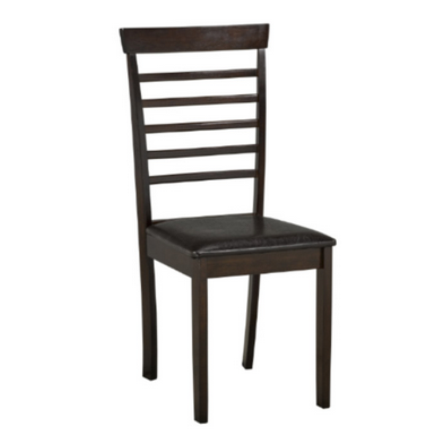 Espresso Dining Chair with Cushion Seat – Set of 2