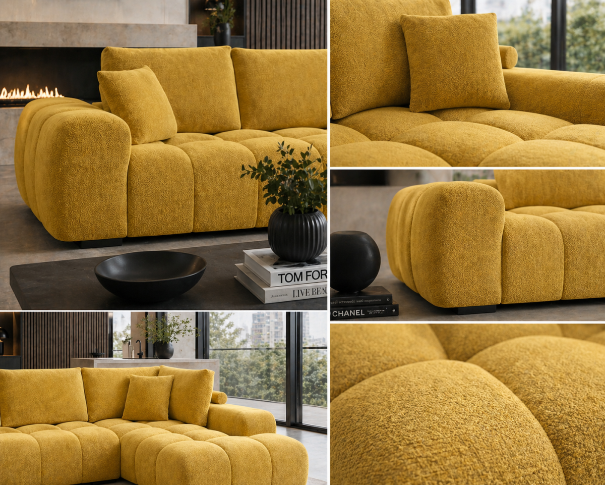 Sectional – Yellow