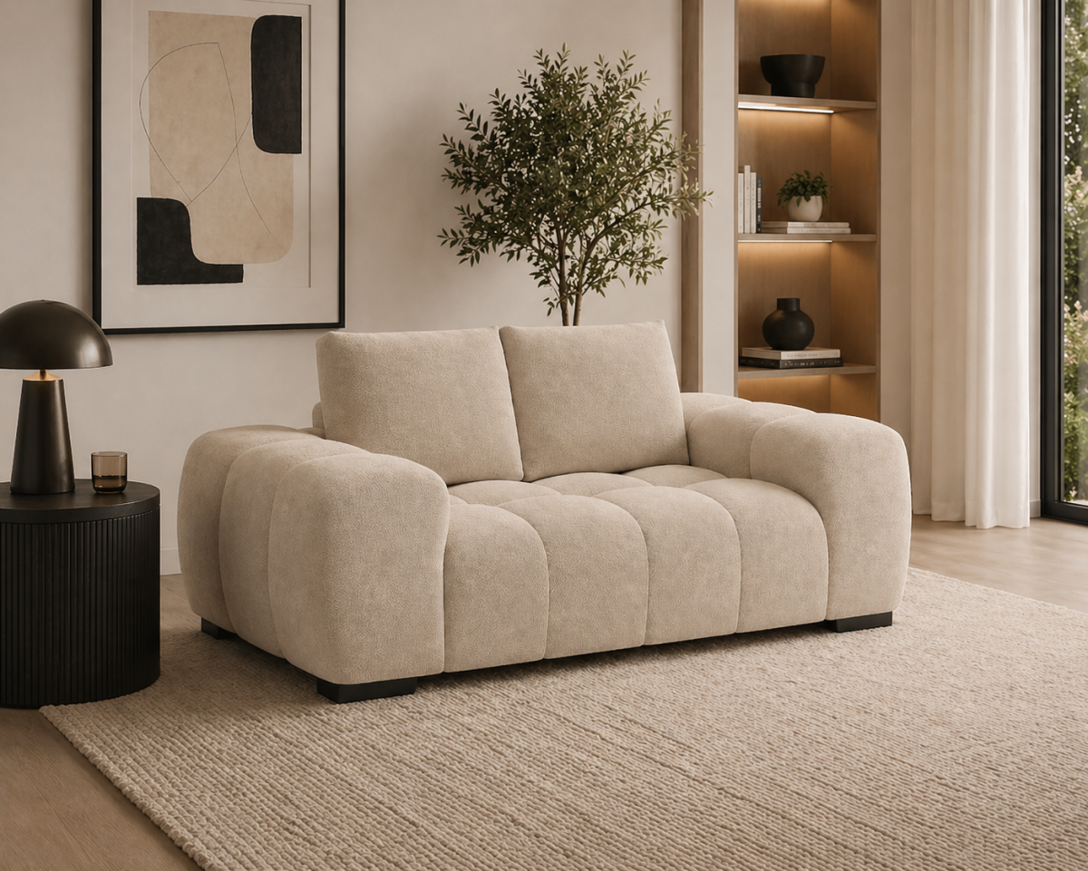 Solid Wood Love Seat