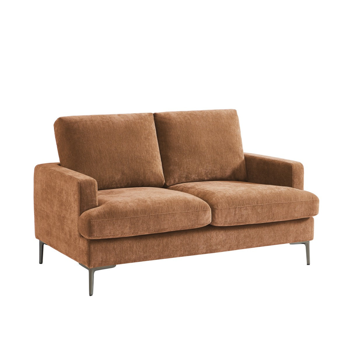 Terracotta Three-Seater Sofa / Love seat