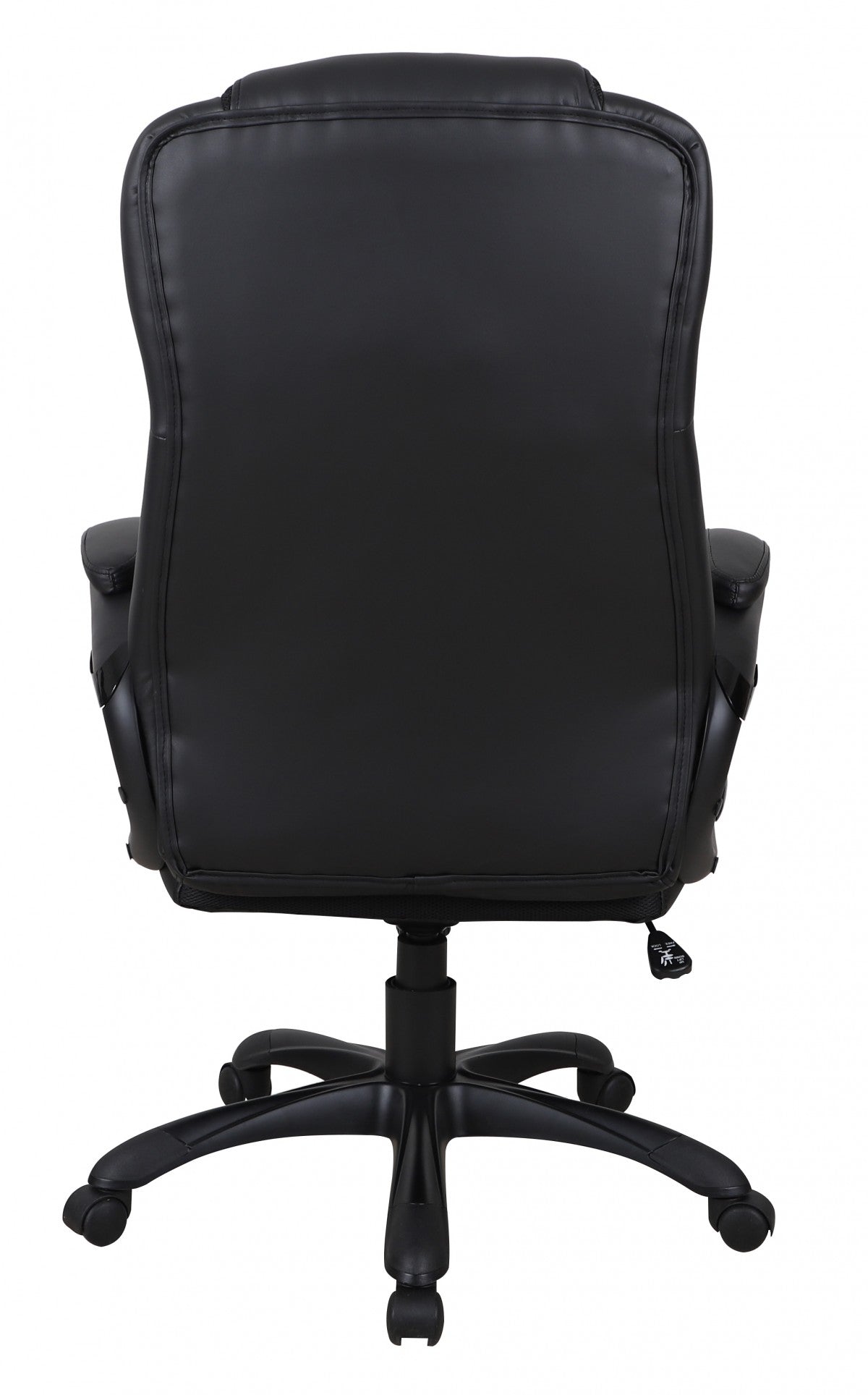Ergonomic High-Back Office Chair with Gas Lift, Fabric Upholstery, Black