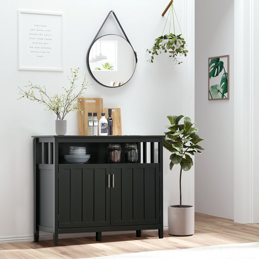 Sideboard Buffet Server with 2 Doors and Adjustable Shelves – 42"W x 36"H