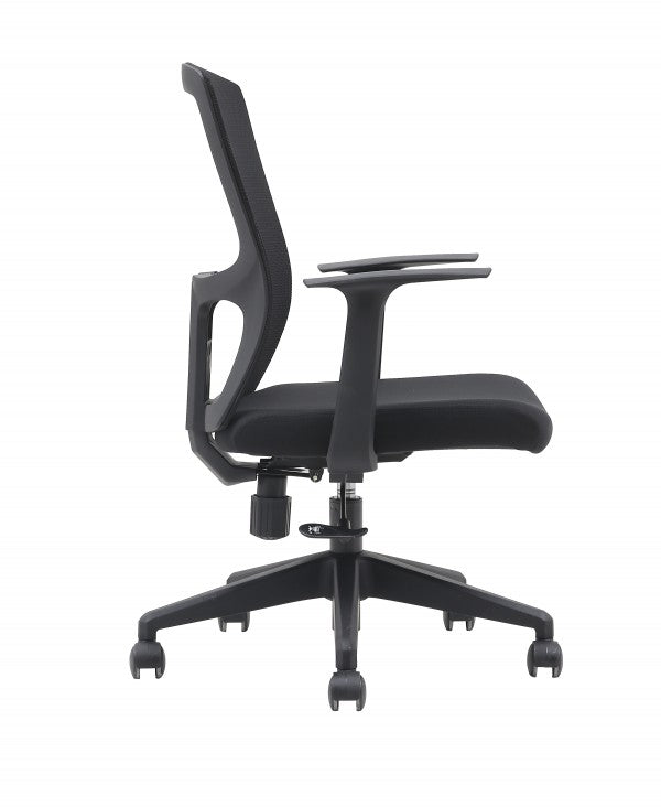 Abel Ergonomic Mesh Mid-Back Office Chair with Adjustable Height, Casters