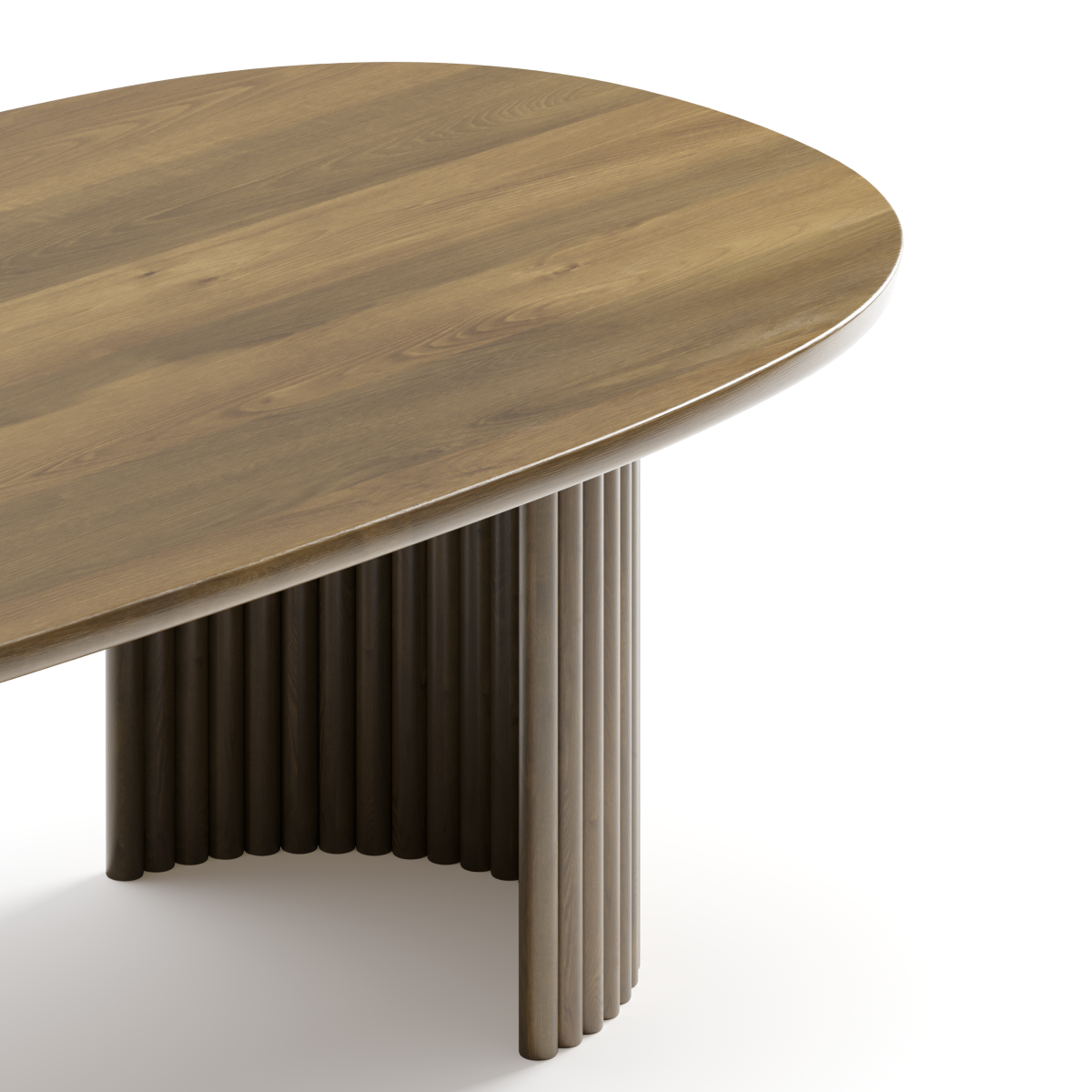 Mango Wood Dining Table – Walnut