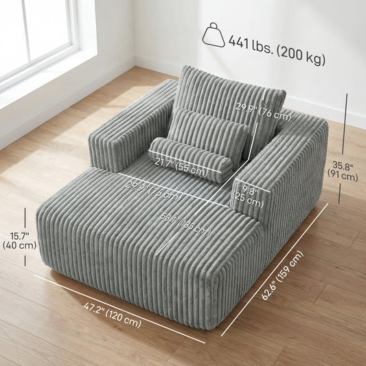 Single Sleeper Chair Bed with Pillow