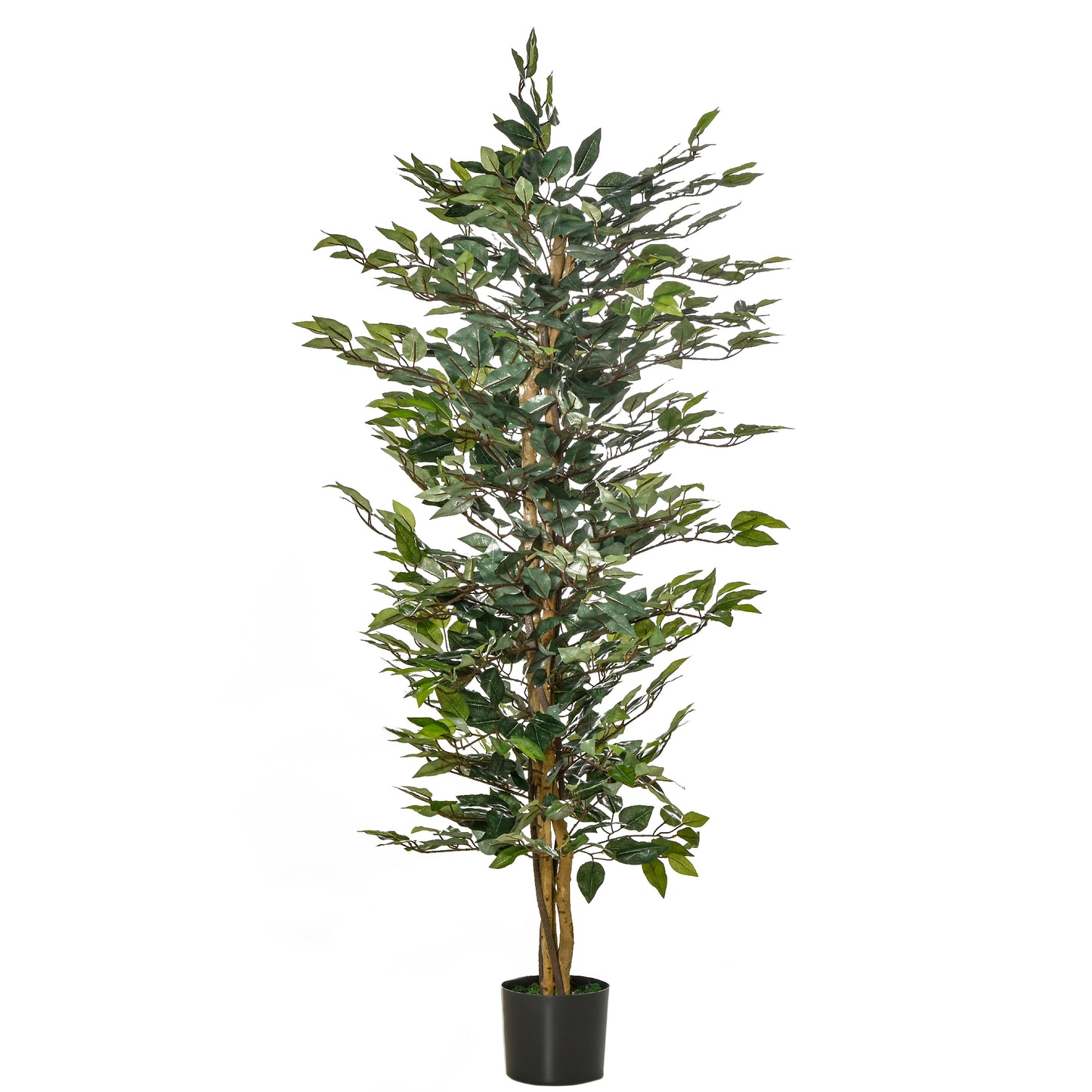 HOMCOM 5FT Artificial Ficus Tree