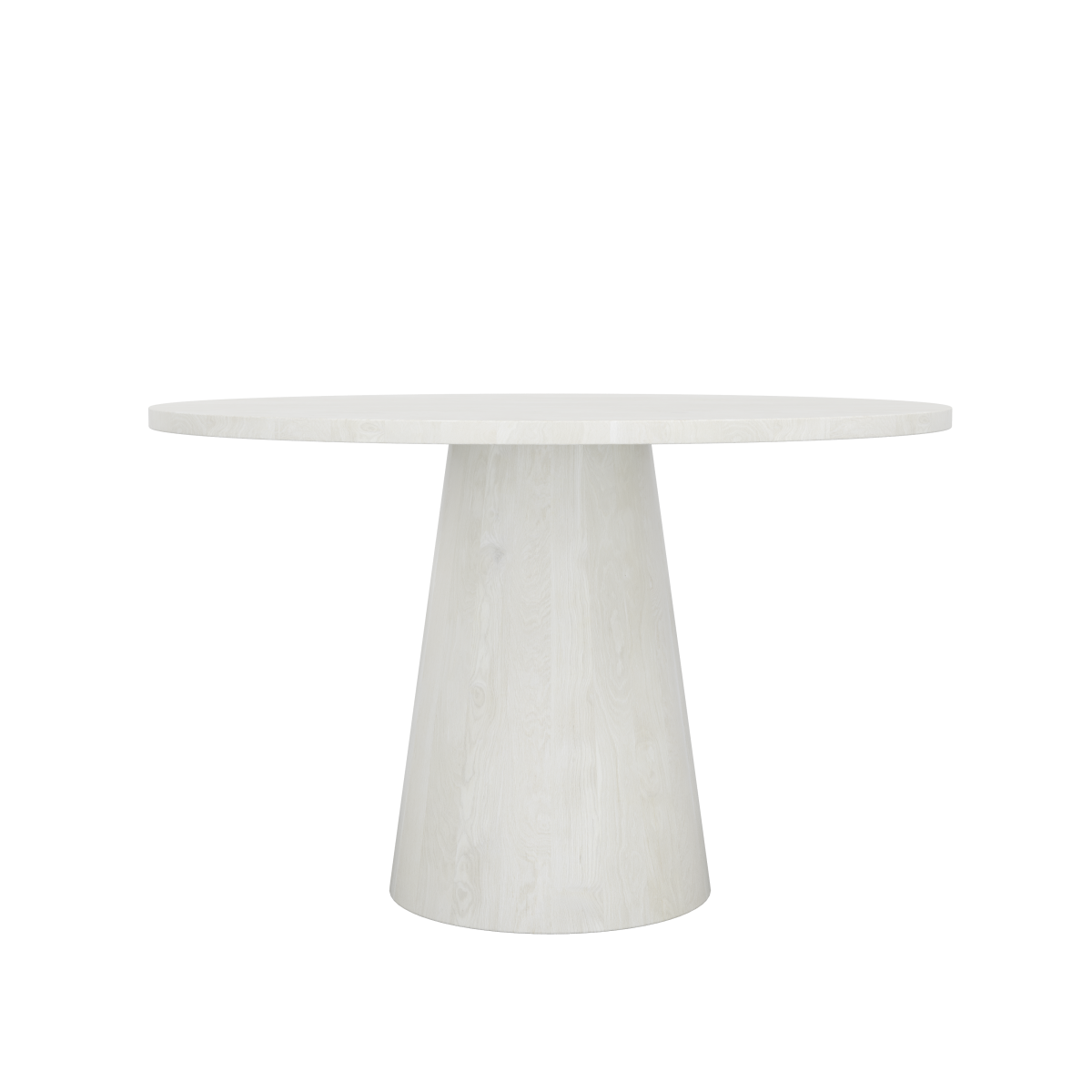 Curved Mango Wood 5-Piece Dining Set – White Vigo