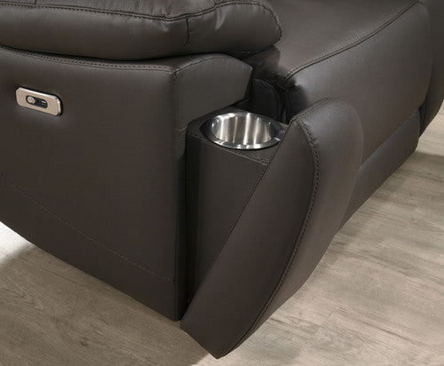 IF-8160 Power Reclining 3-Piece Living Room Set Chocolate Leather