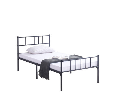 IF-158 Black Steel Bed Frame Single 39"