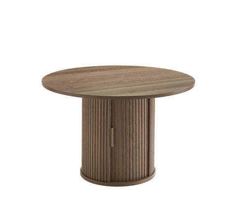 T-1408 C-1413 Dining Table and Velvet Chair Modern Compact Set