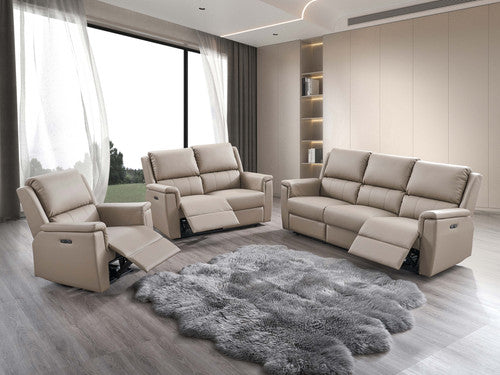 IF-8150 Power Reclining 3-Piece Living Room Set Stone PU
