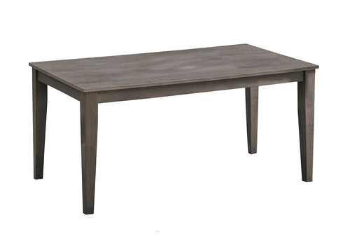 ModernRubber Wood Dining Set, Ladder Back Chairs, Antique Grey
