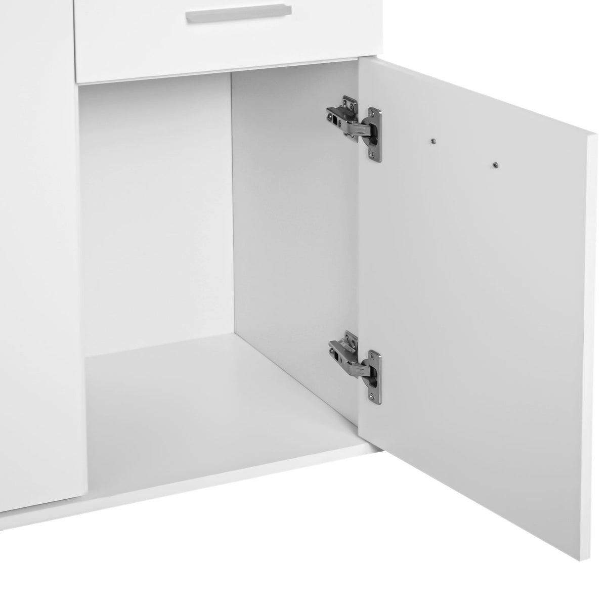 High Gloss Sideboard with 2 Drawers and 2 Doors – 28"W x 30"H